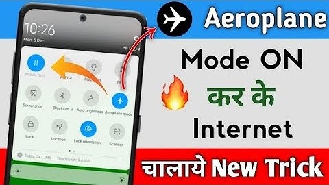 Flight Mode Mein Internet Kaise Chalaye 2025 | Airplane Mode Mein internet Use Kaise Kare  
