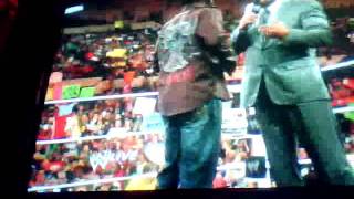 r-truth funny segment with triple h