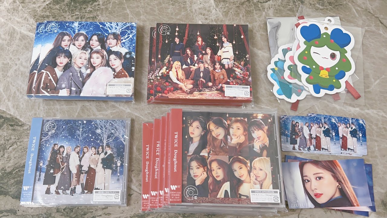 瘋狂抽到團卡？TWICE JAPAN 9th SINGLE『Doughnut』 CD 開箱！| TY0614