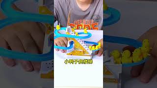 "Climbing Stairs: Baby Duck Toy Review | Baby Skills #27" #BabyToys #ParentingTips