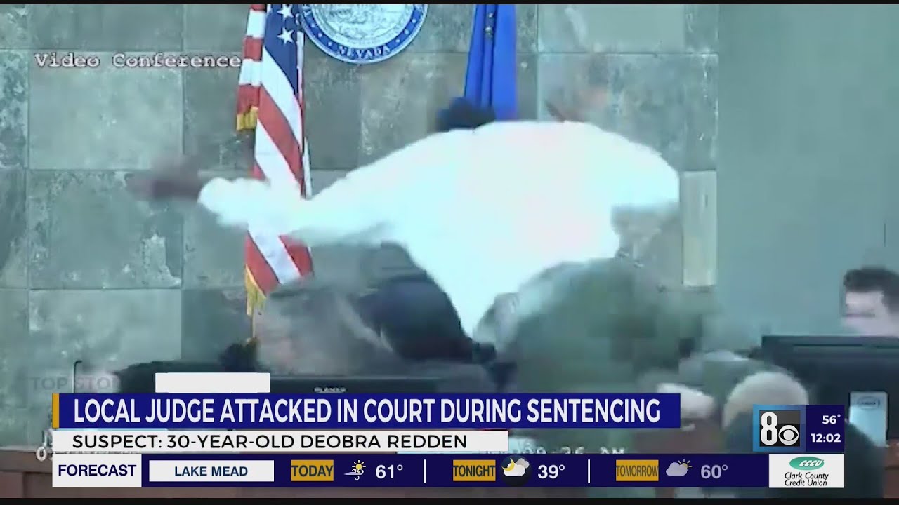 Man who attacked Las Vegas judge skips court - YouTube
