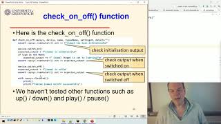 OO Python 06-7: Testing - Home hub - testing