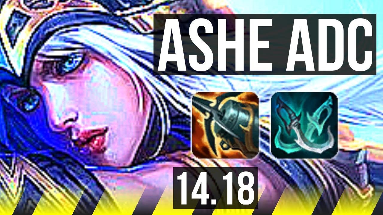 ASHE & Lee Sin vs ZIGGS & Rakan (ADC) | 8/4/14, 500+ games | EUW Grandmaster | 14.18