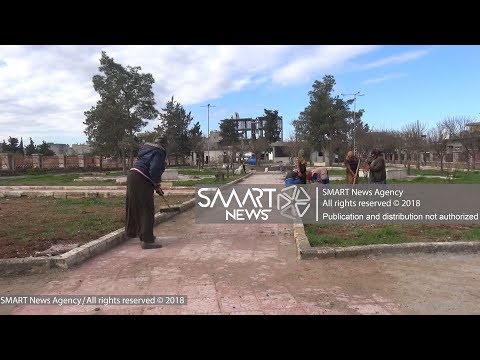 مشروع لزراعة الحدائق في مدينة كوباني بحلب