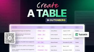 How to Create A WordPress Table in Gutenberg