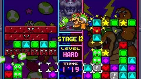 Tetris attack vs Bowser