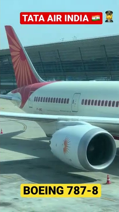 TATA Air India 🇮🇳 Boeing 787-8Dreamliner 🛫 Boarding ✈️ IGI AirportNewDelhi 🛫 #aviation #airindia