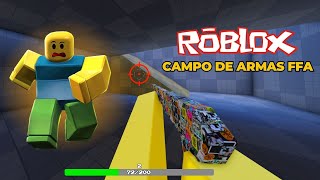 JOGANDO CAMPO DE ARMAS FFA NO ROBLOX - Melhor FPS de Tiro! ⚔️🔥 screenshot 4