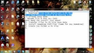 PS VITA Running ISO/CSO & Homebrew Tutorial1.80, 1.81 Monster Hunter, Mad Blocker & Urbanix Part 1