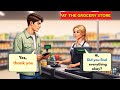 At the Grocery Store | Simple English Story