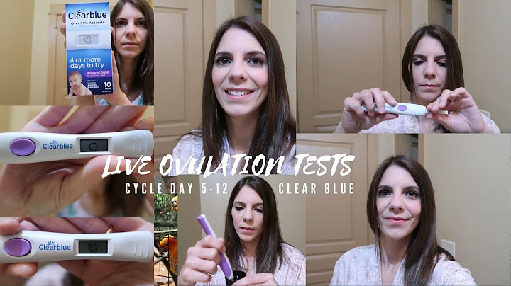 Day by day positive clear blue ovulation test results