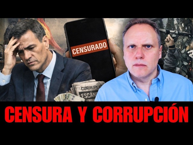 Sánchez quiere CENSURA para TAPAR la CORRUPCIÓN