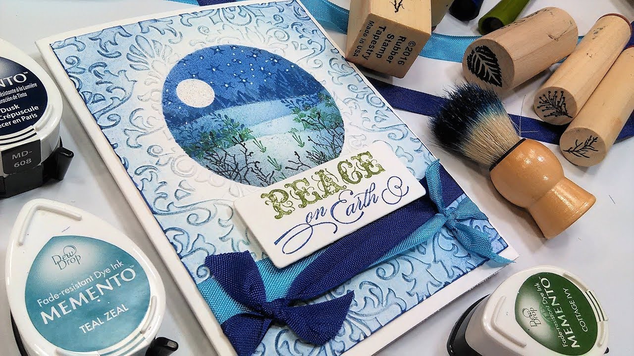 Partial Embossing, Masking & Scene Building Stamp School!
