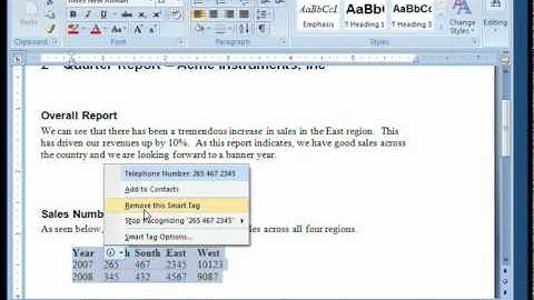 Microsoft Word 2007 Video Tutorial 024 (V101000024)