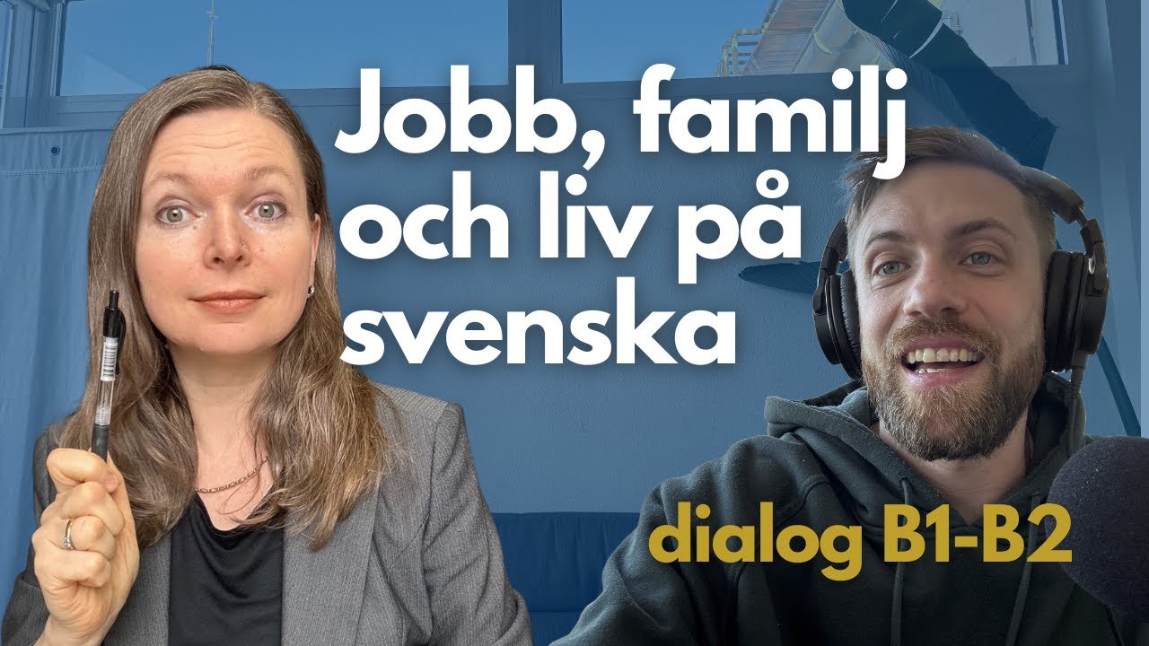 Från ny i Sverige till lärare i svenska! Samtal B1-B2