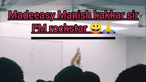 Manish kakkar sir fluid mechanics | last class | subject finishing moment #kakkarsiblings #madeeasy
