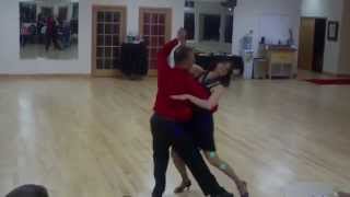 Dr. Macherey And Ms. Noble Dancing The Tango