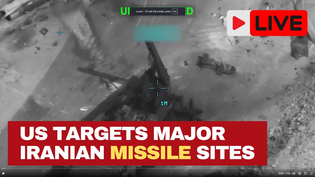 US Targets Major Iranian Missile Sites