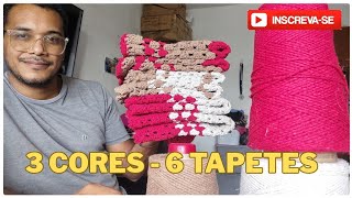 3 CORES NOVAS E FIZ + 6 TAPETES LINDOS 🥰💚