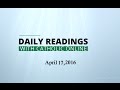Image of Daily Reading for Sunday, April 17th, 2016 HD video