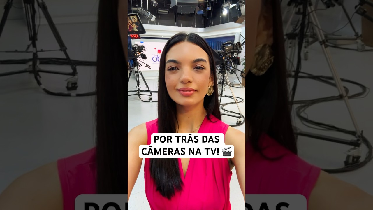 Por trás das câmeras na Tv Record! 