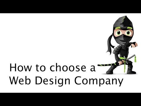 How to choose a web design company for your website
