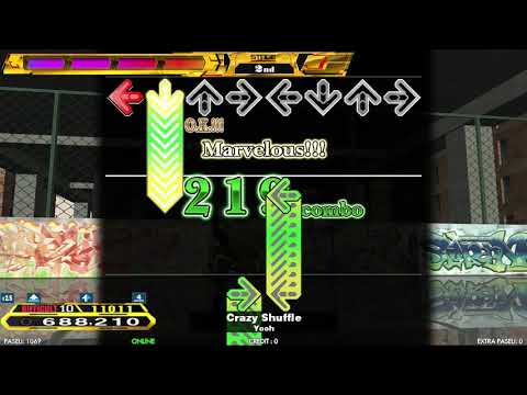 Crazy Shuffle / Yooh [DOUBLE DIFFICULT (DDP)] : DanceDanceRevolution A20 (DDR A20)