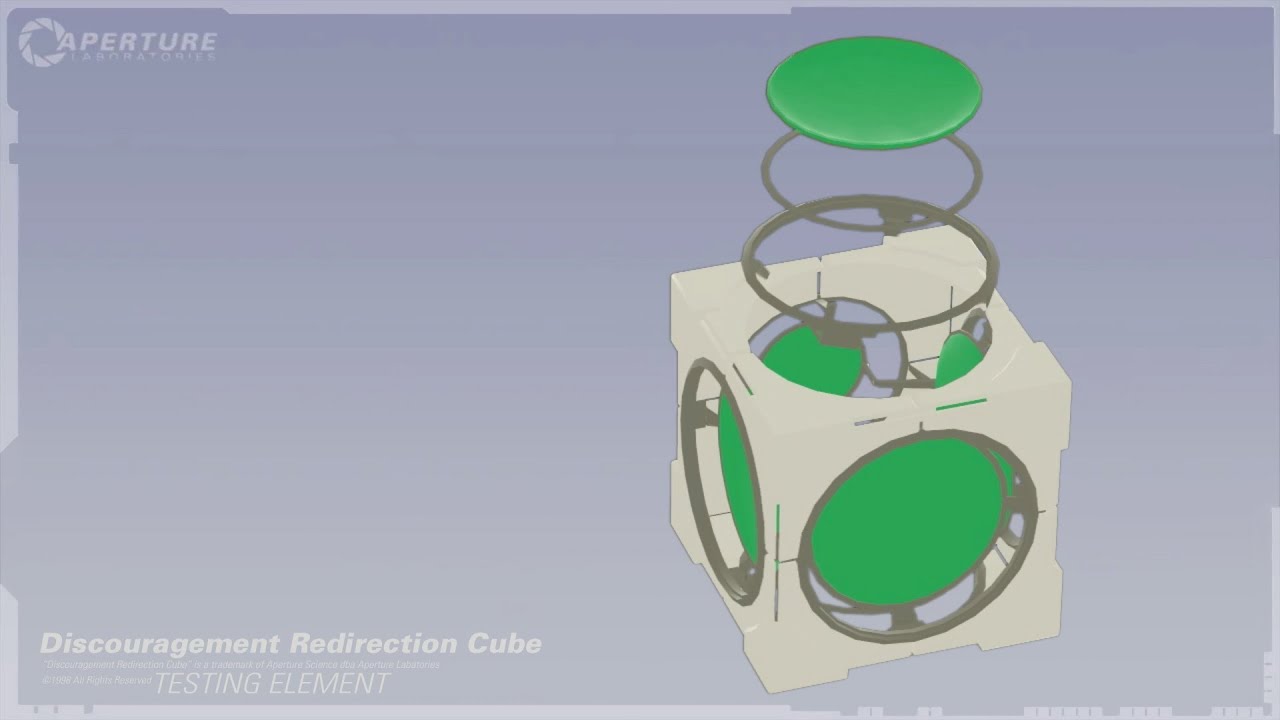 Aperture Science Spatially Challenged Companion Cube : 9 Steps