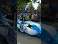 Racing down Ally Pally in the #RedBullSoapboxRace! 🔵😅 UTT! ✊