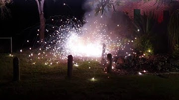 Electrical power box exploding