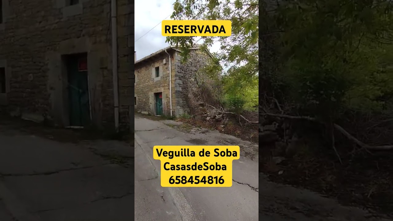 Reservada Casa y parcelita a reformar, Veguilla de Soba (Cantabria). Vende CasasdeSoba