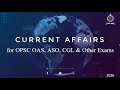 Daily Current Affairs with MCQs (30/01/2026) for OPSC OAS , ASO, OSSC CGL