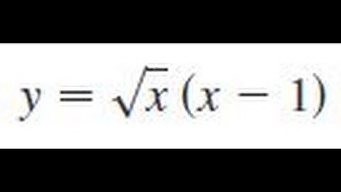 Differentiate the function y = sqrt(x)(x-1)