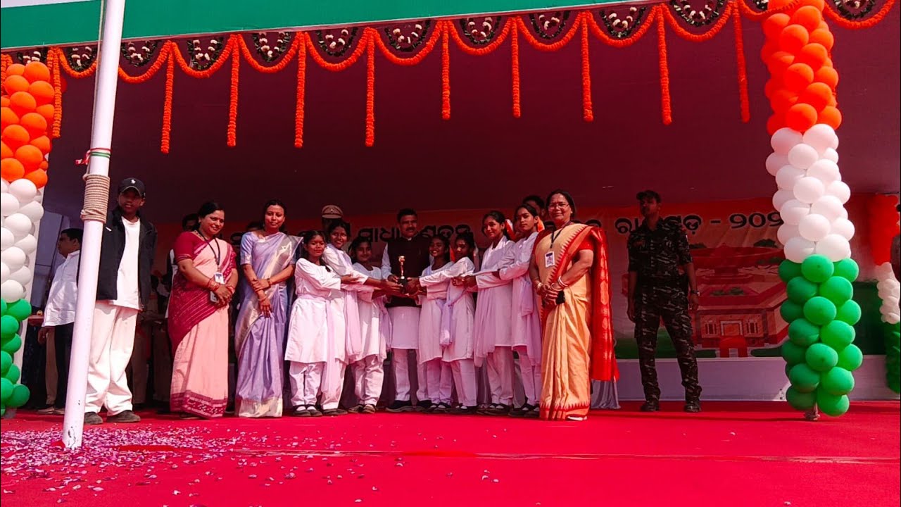 1st prize in 77republic day for cultural programme  PM SHRI G.C.D(ZILLA)HIGH SCHOOL, RAYAGADA 