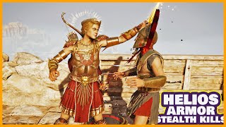Assassins Creed Odyssey Helios Outfit Stealth Kills [ NO HUD ]