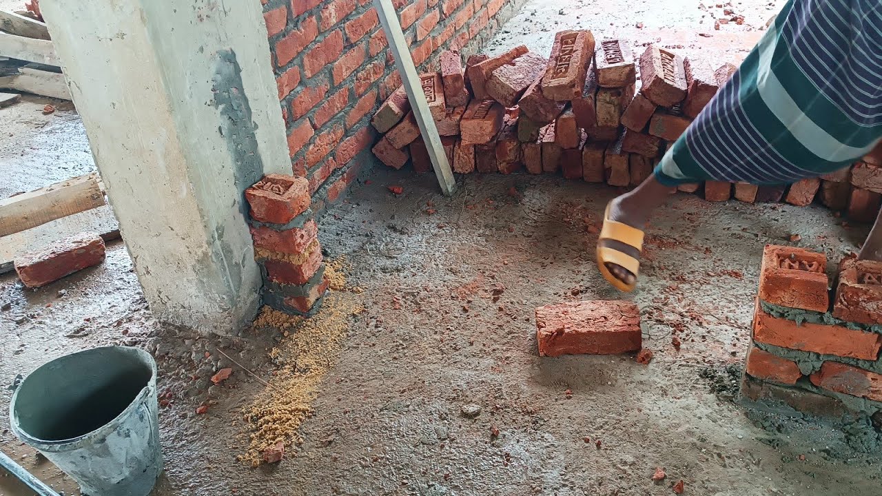 বিল্ডিং এর চৌকাট লাগানো সঠিক নিয়ম কলাম না কেটে ?