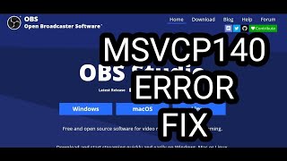 Celebrity OBS Studio - WONT RUN ERROR ?  -MSVCP140_2.dll - FIX-SOLUTION Net Worth