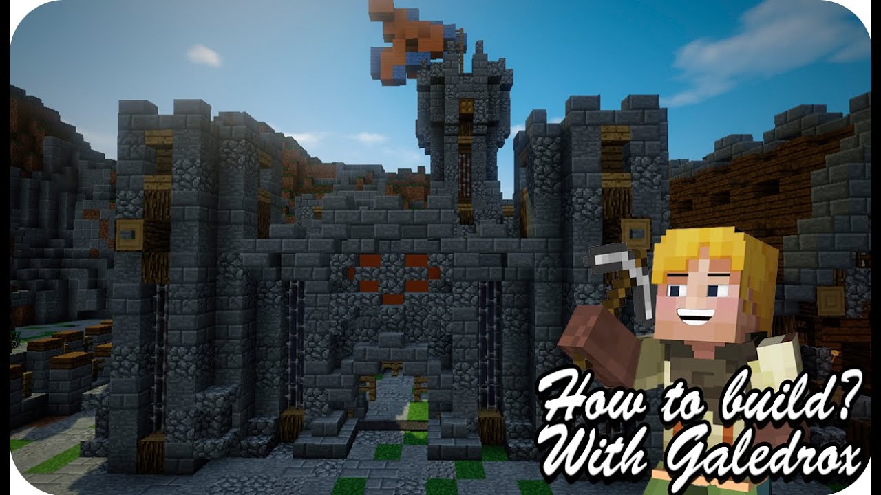 Minecraft Timelapse Tutorial - Medieval Castle - YouTube