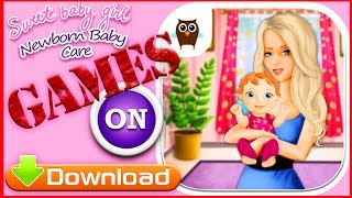 Уход за ребенком Малыш Барби Sweet Baby Girl Newborn Baby дети и родители 2016 Видео Обзор игры дети screenshot 5