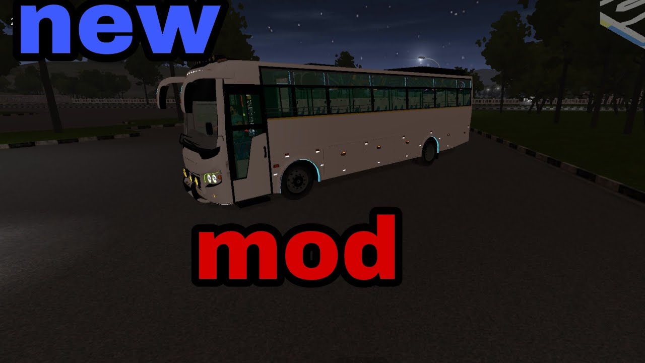 New bus mod poli mod in bus simaltor - YouTube