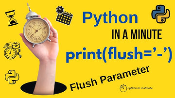 Python In A Minute | print(flush=