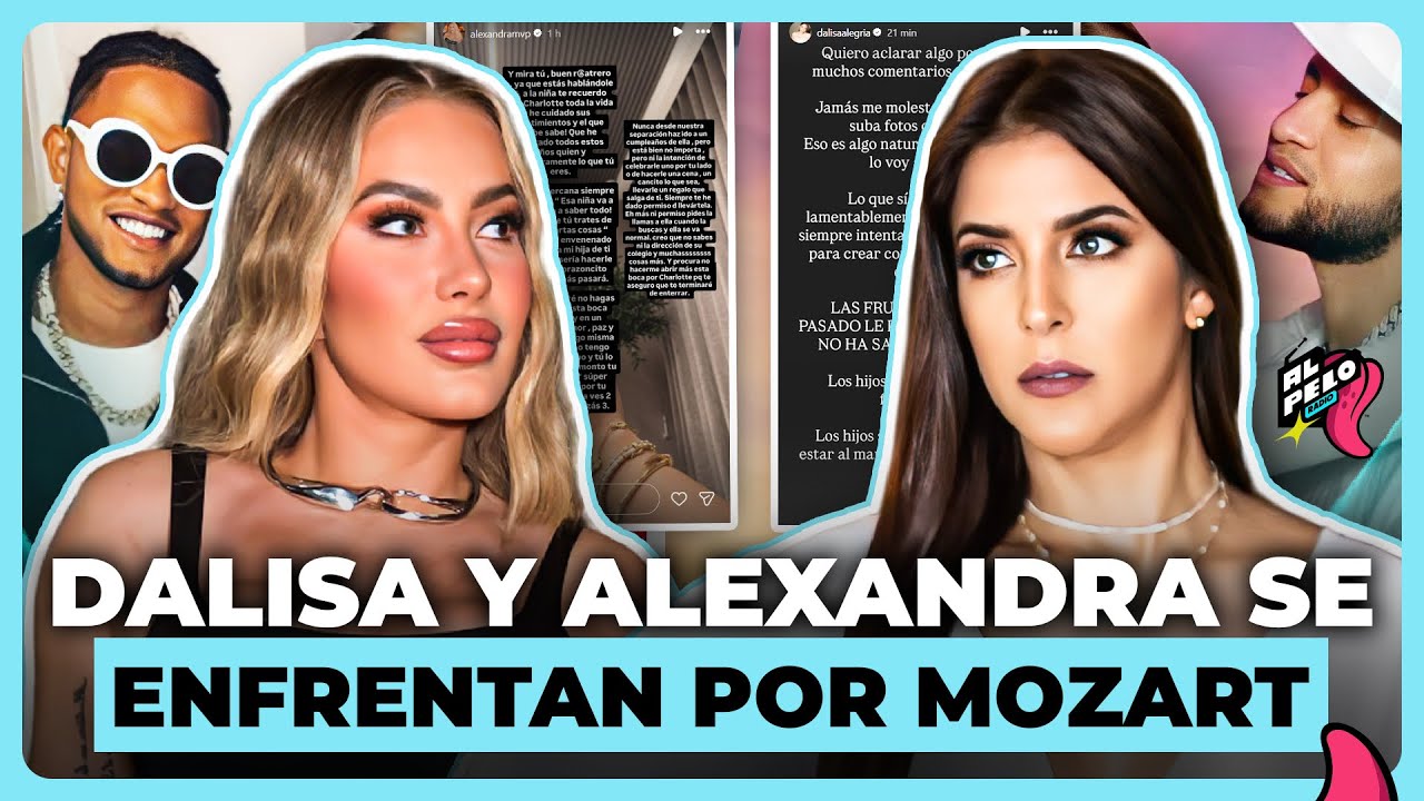 DALISA ALEGRIA ENCUENTRA A ALEXANDRA MVP CON MOZART LA PARA SE TIRAN LOS TRAPITOS AL SOL
