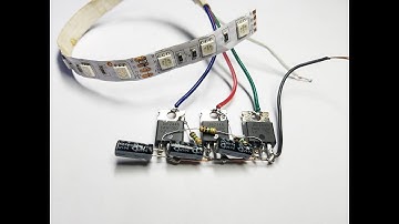How to Make a Superb Effect RGB LED Strip Controller Circuit