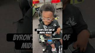 BYRON’S FIRST DAY OF MIDDLE SCHOOL