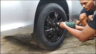 Repaint Velg Mobil Low Butget by Ellen Interior