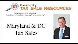 Maryland DC Tax Sale Processes