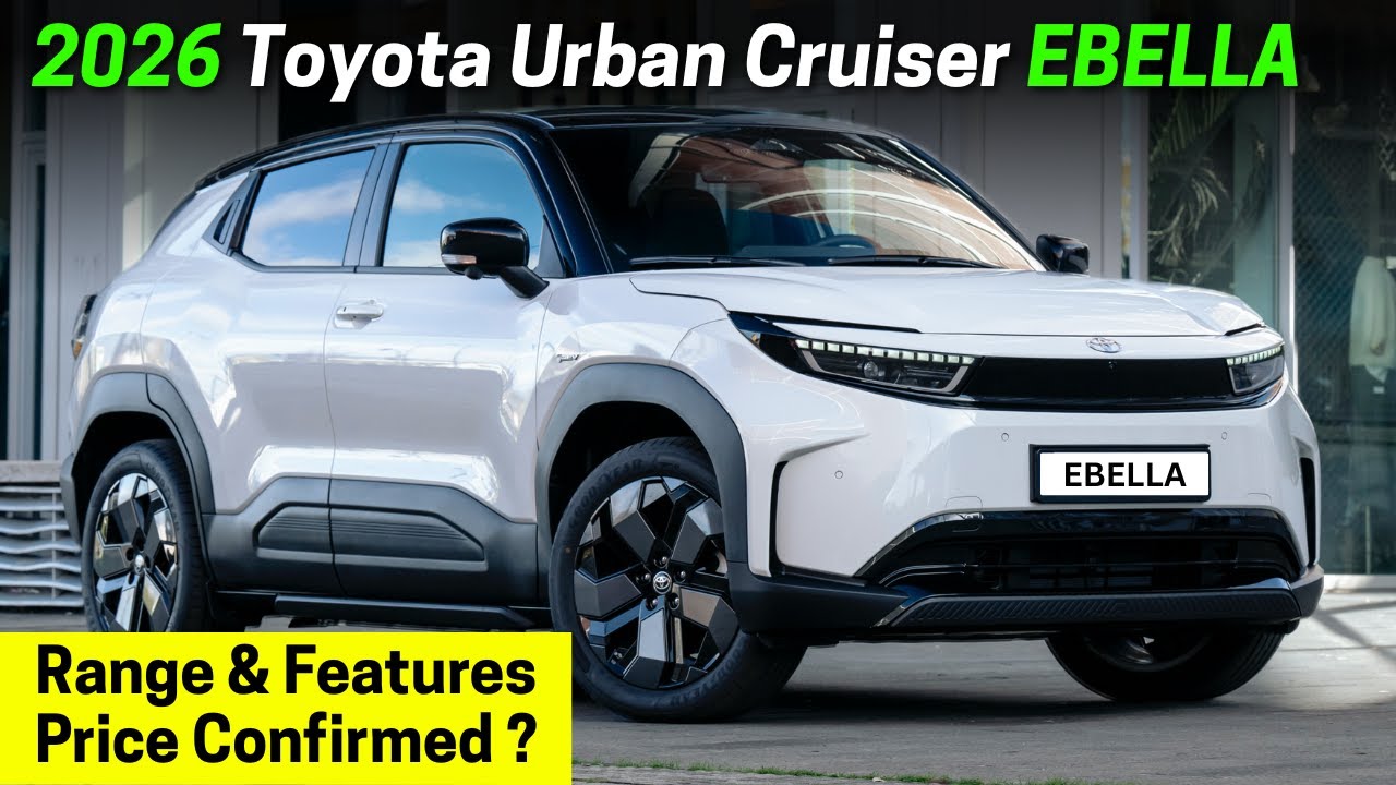 Toyota Urban Cruiser EBELLA - better than E Vitara | Battery Pack, Features and Price Confirmed