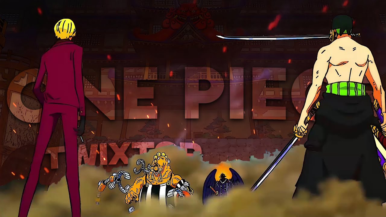 One Piece Episode 1046 (Zoro & Sanji vs King & Queen) Twixtor 4K + CC