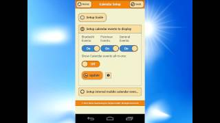 Setup calendar screenshot 2