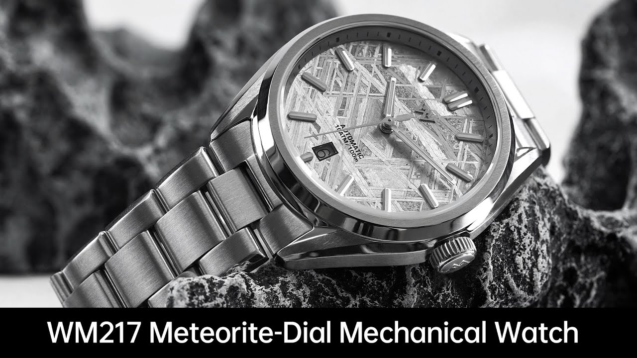 WM217: Real Meteorite Dial Watch with Unique Patterns 